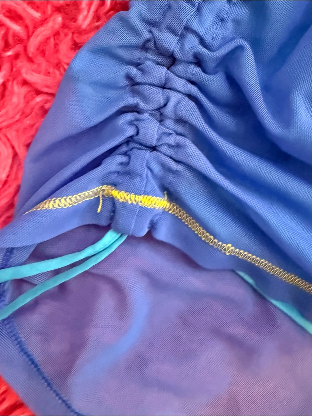 Puma Blue & Teal Athletic Tank Top - Picture 3 of 4